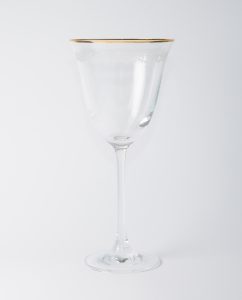 Gold Rimmed Winewater Glass Gl05 26cl