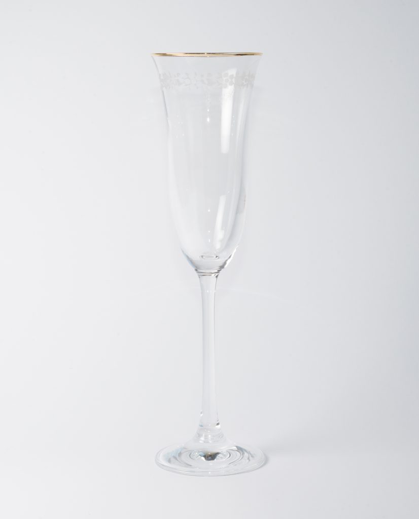 Golden Champagne Glass Gl04