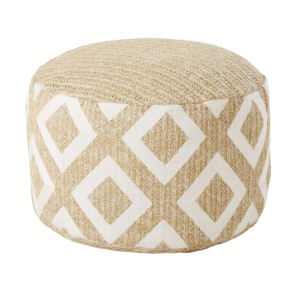 PATTERN ROUND POUF