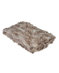 Faux Fur Throw Brown